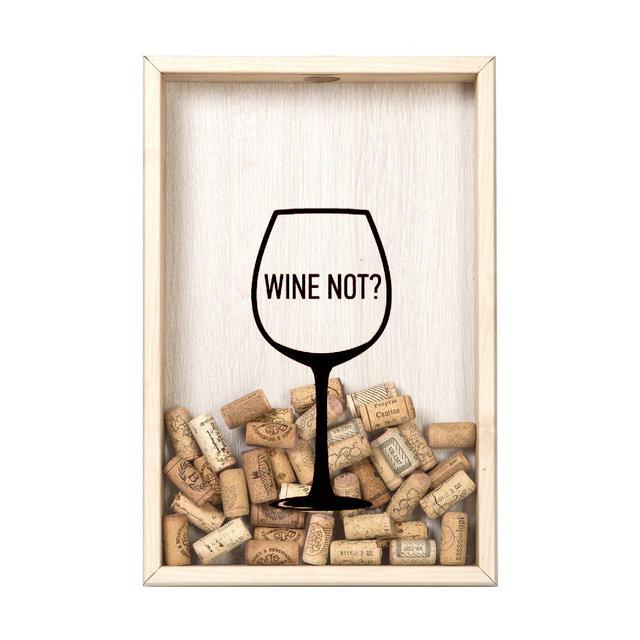Копилка для винных пробок "Wine not?", бук (32045)
