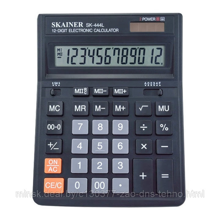 Калькулятор SKAINER SK-444 12 разр.