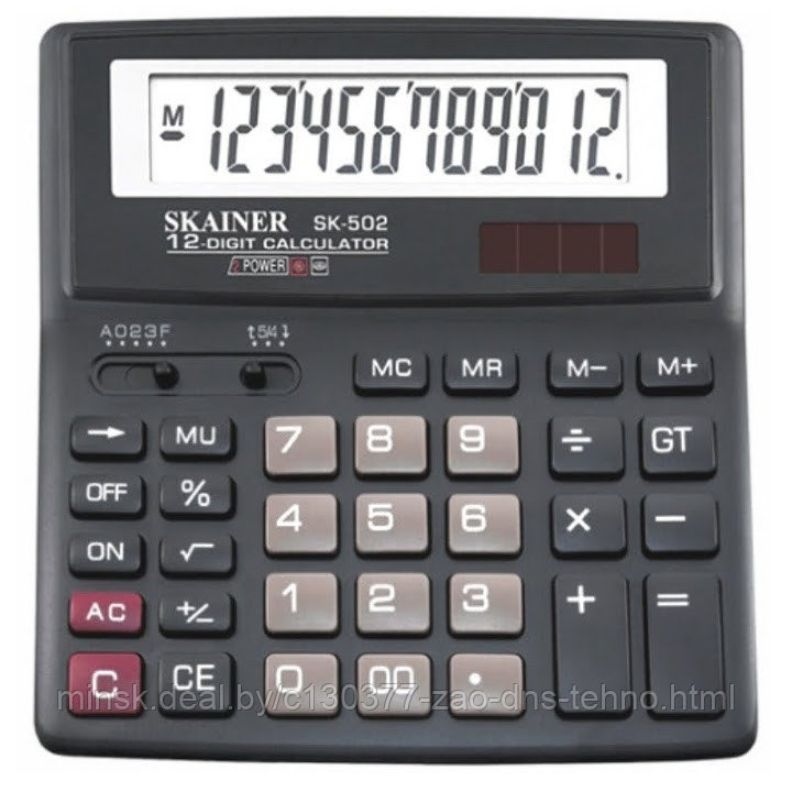 Калькулятор SKAINER SK-502 II, 12 разрд.