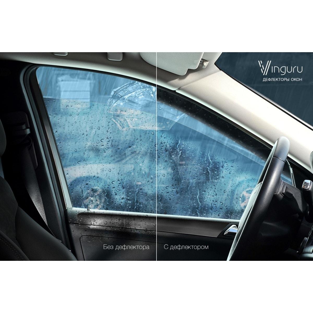 Дефлекторы боковых окон для Volkswagen Passat B7 универсал (2011-2015) № AFV65210 - фото 1 - id-p74154372