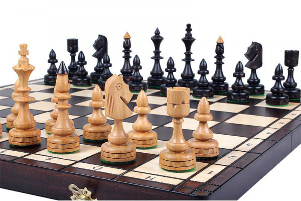 Шахматы ручной работы "Индийские малые" 123 , 46*46 см, Madon , Польша - фото 1 - id-p67316613