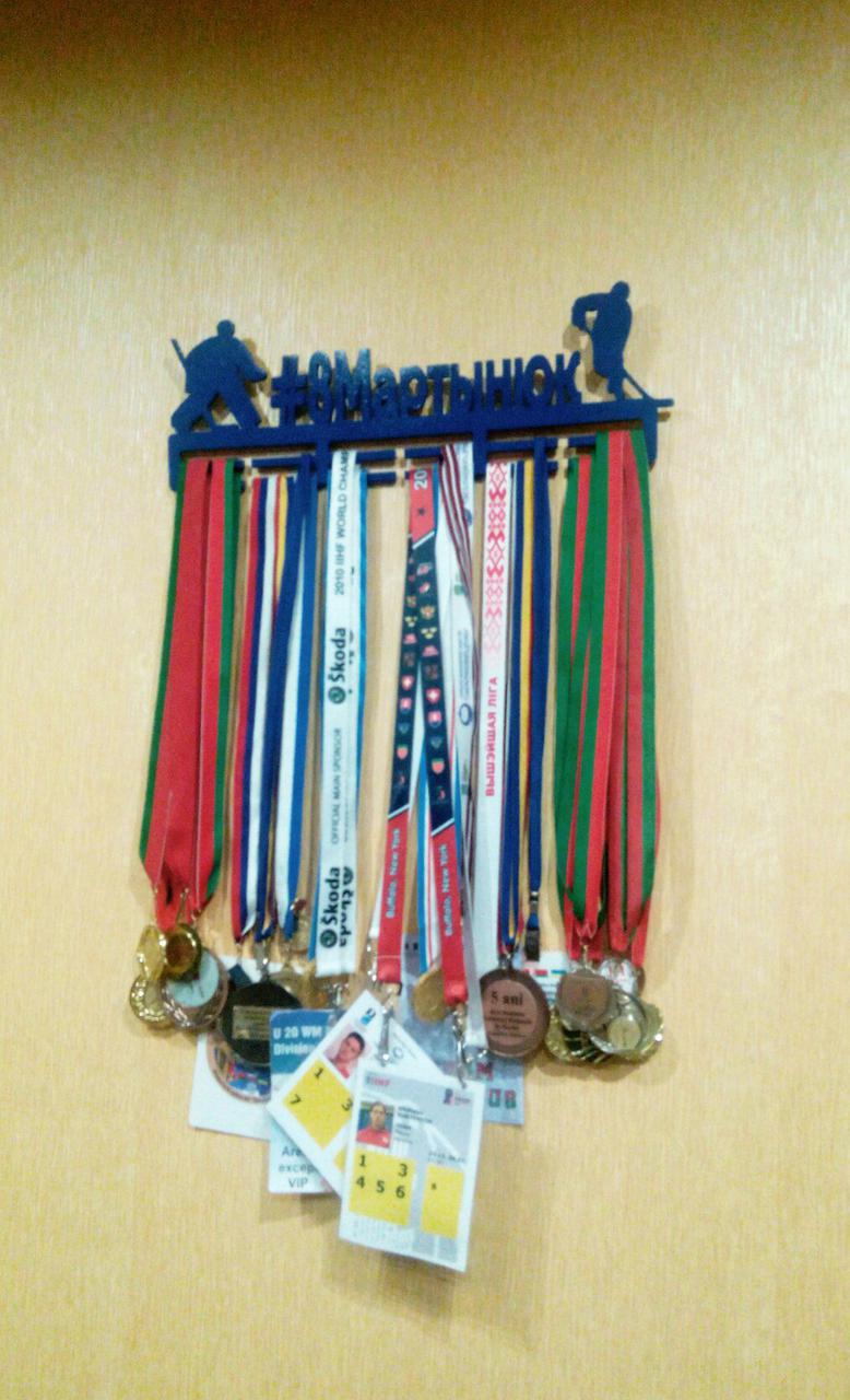 Медальница "Хоккей" для спортсмена - фото 4 - id-p54479023