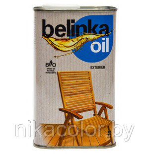 Масло для древесины снаружи помещений Belinka 0.5л