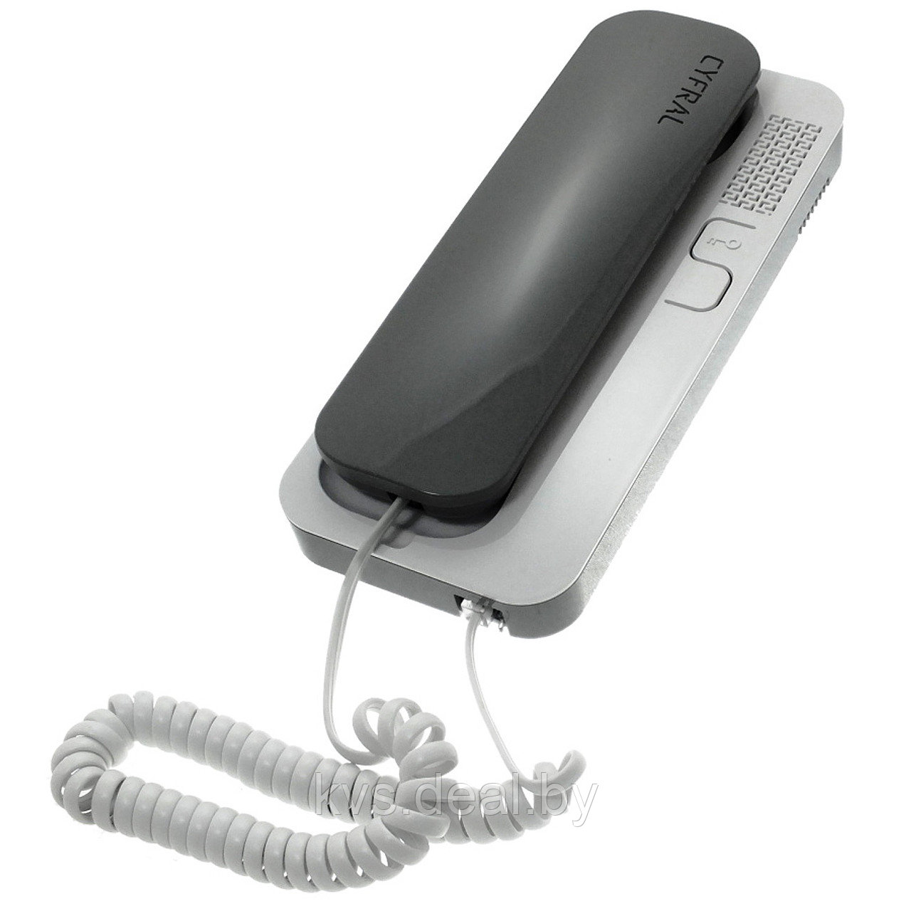 Домофонная трубка квартирная переговорная Unifon Smart B черный+белый для ПИРРС - фото 1 - id-p74172834