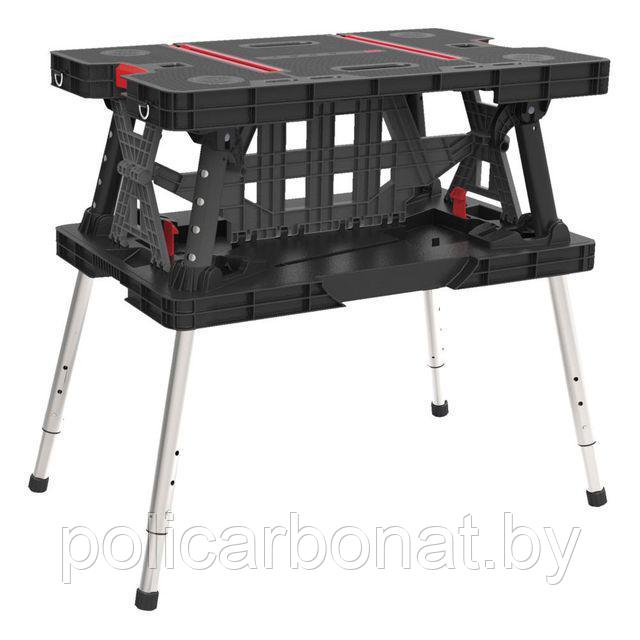Стол рабочий Folding working table с аксессуарами, черный, Израиль - фото 6 - id-p74172712