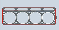 Прокладка ГБЦ УАЗ 100л.с., ГАЗель дв.4213, 4216 с герметиком