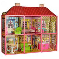 Игровой домик 6983 My Lovely Villa для кукол типа Барби, 6 комнат