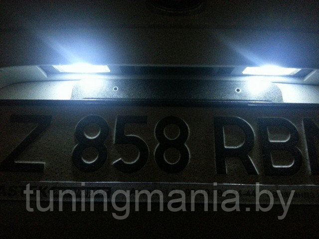 Подсветка (светодиодная) номерного знака AUDI A6 - фото 2 - id-p74178934