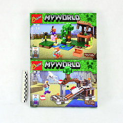 Конструктор Bozhi My World (Minecraft) 221-1-2 (аналог Lego Minecraft) 2 вида