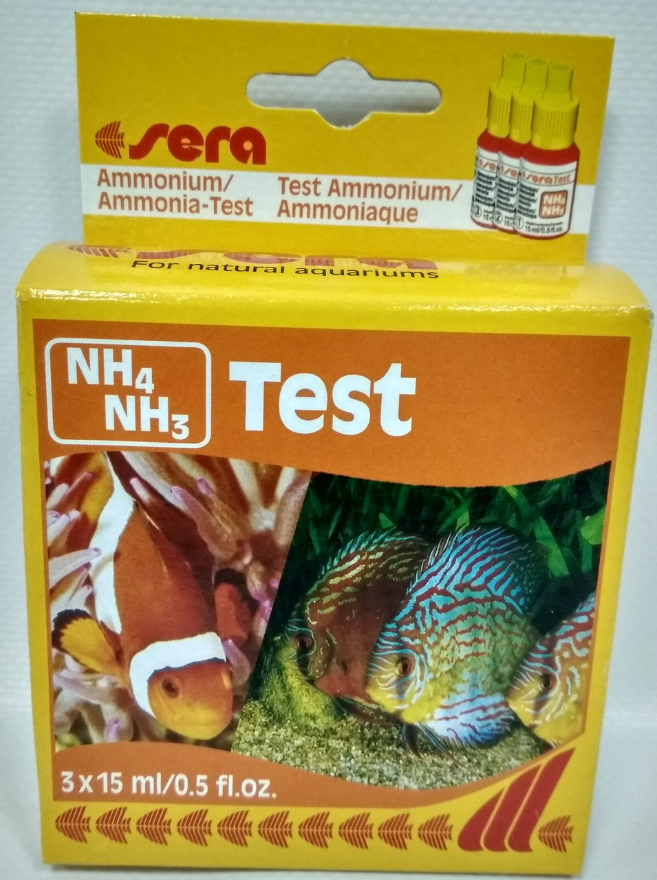 Sera Аммоний/аммиак-тест (NH4/NH3-тест) [sera Ammonium/Ammoniak-Test (NH4/NH3)]