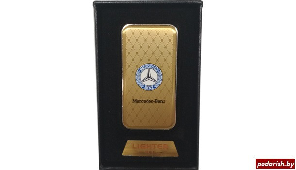 Зажигалка Lighter USB Mersedes-Benz (золото)