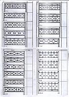 Ограда металлическая по эскизу