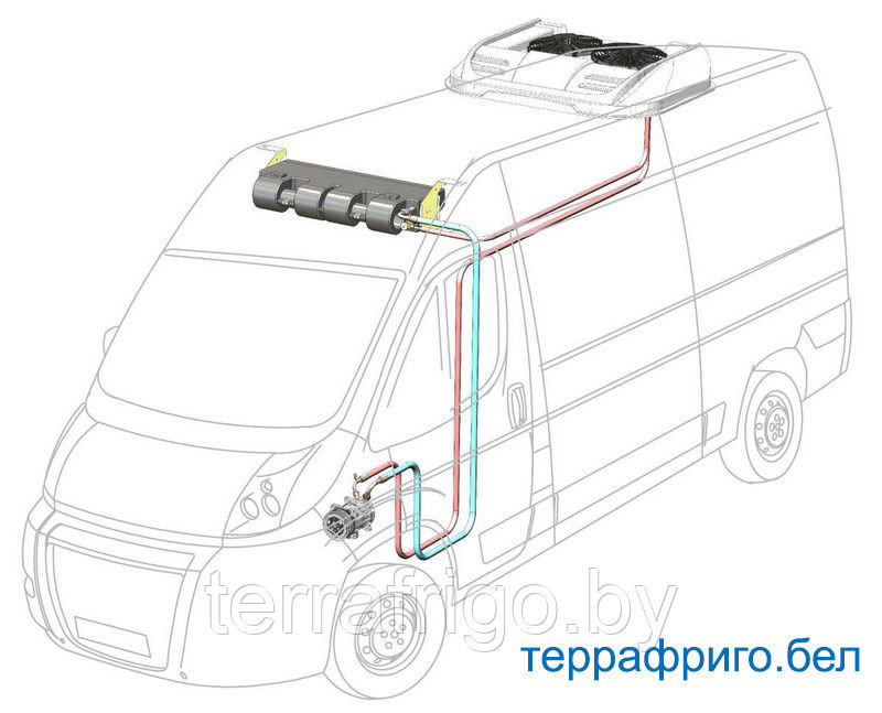 Комплект кондиционера TerraFrigo КОМФОРТ 0703 - фото 1 - id-p74186658