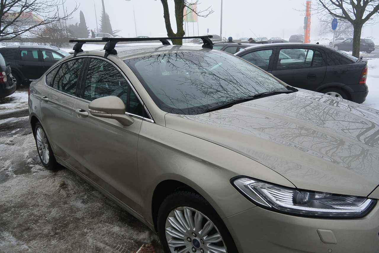 Багажник LUX для Ford Mondeo V, 2014-... (прямоугольная дуга)