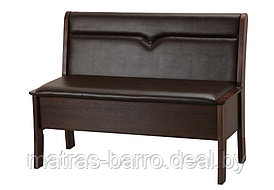 Кухонный диван Этюд 950 тонировка венге/экокоже Boom Espresso