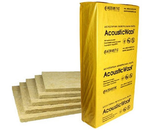 AcousticWool Sonet F (Floor), звукоизоляционная плита для пола, плотность 120кг/м3, (1м х 0,6м х 20мм), 6м2/уп