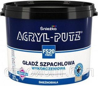 Финишная шпатлевка ACRYL-PUTZ FS20, 27 кг, Польша - фото 1 - id-p59242936