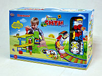 Детский игровой набор арт. 7187 "Паркинг-депо" JOY TOY со светом и звуком