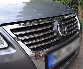 Хромированные накладки на решетку радиатора VW Passat B6