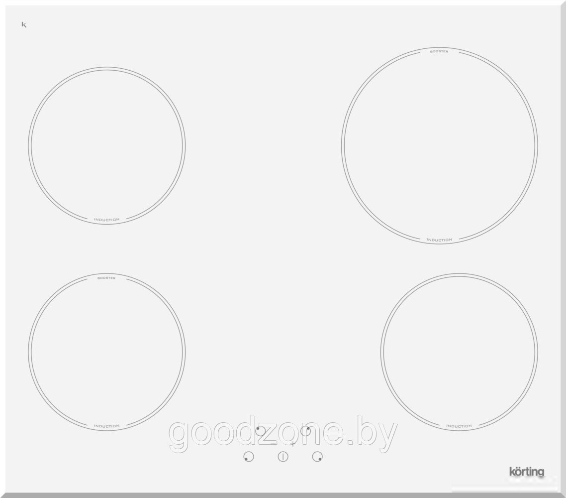 Варочная панель Korting HI 64021 BW (белый)
