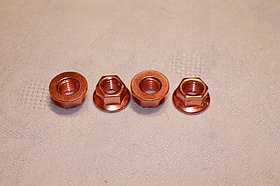 Гайка коллектора омедненная M8x1.25