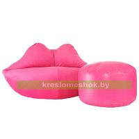 Кресло мешок Губы велюр (110 х 60 см)