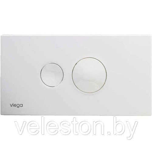 Кнопка смыва Viega Visign for Style 10, пластик, альпийский белый