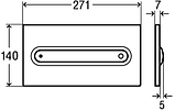  Кнопка смыва Viega Visign for Style 11, пластик, хром, фото 2