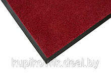 Коврик Mono ворсовый на резиновой основе 115x175 см, красный