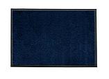 Коврик Mono ворсовый на резиновой основе 115x175 см, синий, фото 2