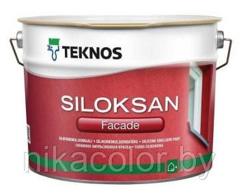 Teknos Siloksan фасадная  краска для минеральных фасадов В1 2.7л.