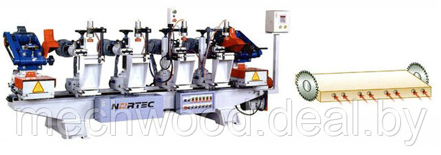 Станок для стоевых элементов царговых (сборных) дверей Nortec W-1100