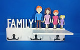 Ключница с ручной росписью "Family", фото 2