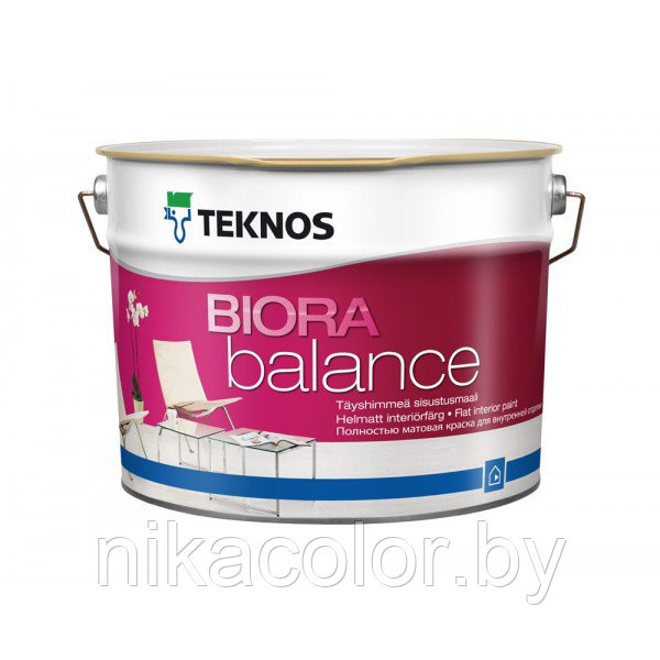Краска Teknos Biora Balance База1 9 л - фото 1 - id-p74306037