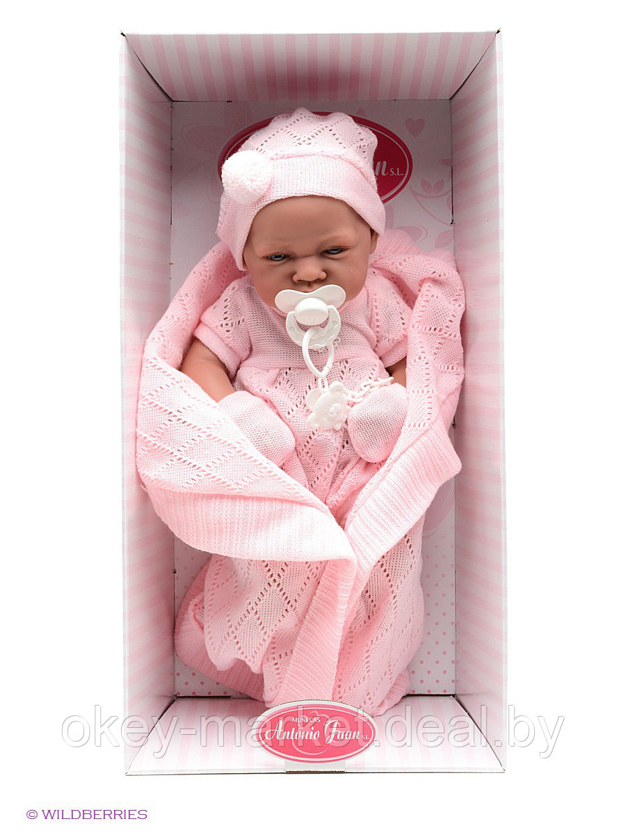 Кукла Antonio Juan Тони в розовом 5064, 42 см - фото 7 - id-p64460543