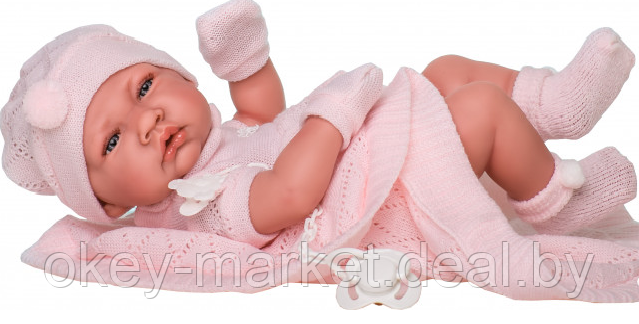 Кукла Antonio Juan Тони в розовом 5064, 42 см - фото 4 - id-p64460543