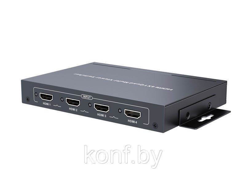 Переключатель HDMI с квадрированием CleverMic HQSMS401MS - фото 3 - id-p74319385