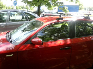 Универсальный багажник Муравей С-15 аэро для BMW1 (E81,E82,E87)