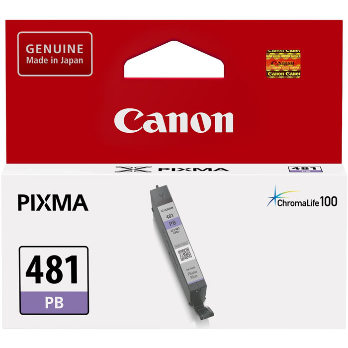 Картридж CLI-481PB/ 2102C001 (для Canon PIXMA TS8140/ TS8240/ TS8340/ TS9140) фото-синий