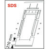 Оклад для плоской кровли RxSDS 07*09, Польша