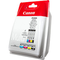Набор картриджей CLI-471/ 0401C004 (для Canon PIXMA TS5040/ MG5740/ TS6040/ MG6840/ MG7740) C/ M/ Y/ Bk