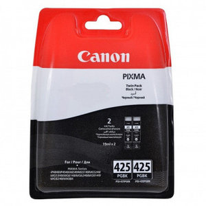 Картридж PGI-425PGBK/ 4532B007 (для Canon PIXMA MX714/ MX894/ iP4940/ MG5240) чёрный, двойная упаковка
