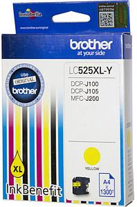 Картридж LC525XL-Y (для Brother DCP-J100/ DCP-J105/ MFC-J200) жёлтый