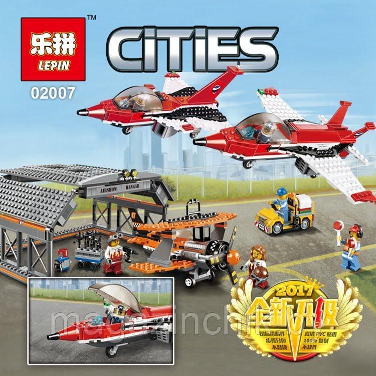 Конструктор 02007 Авиашоу, 723 деталей аналог LEGO City (Лего Сити) 60103