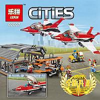 Конструктор 02007 Авиашоу, 723 деталей аналог LEGO City (Лего Сити) 60103
