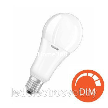 Cветодиодная лампа Parathom Advanced А60 9W (замена60Вт),теплый белый свет, матовая колба, E27, диммируемая