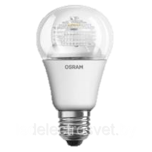 Cветодиодная лампа LED STAR P40 6W (замена40Вт),теплый белый свет, прозрачная колба, E14