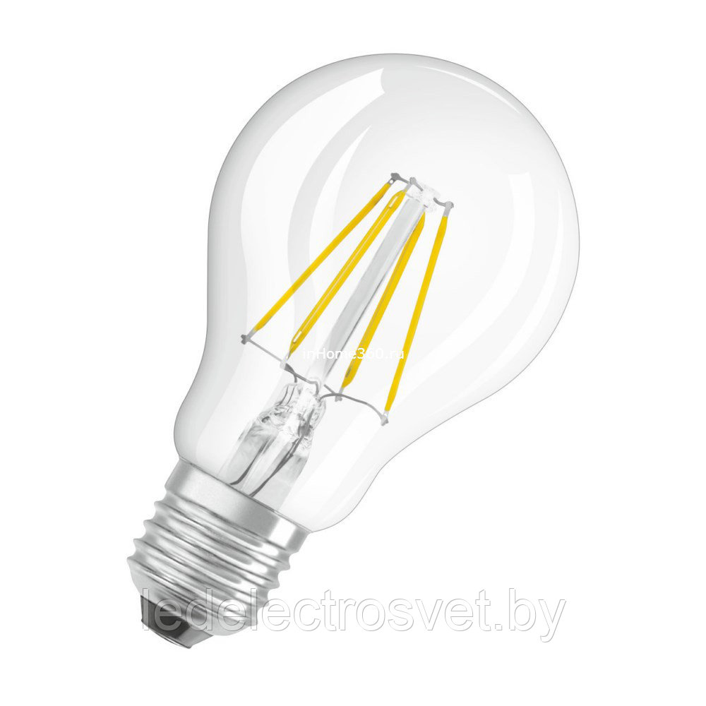 Филаментная светодиодная лампа Parathom Retrofit CLA 5W (замена40Вт), теплый белый свет, E27, матовая колба, - фото 1 - id-p74362224