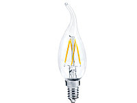Филаментная светодиодная лампа Parathom Retrofit CLB 4W (замена40Вт), теплый белый свет, E14, прозрачная колба