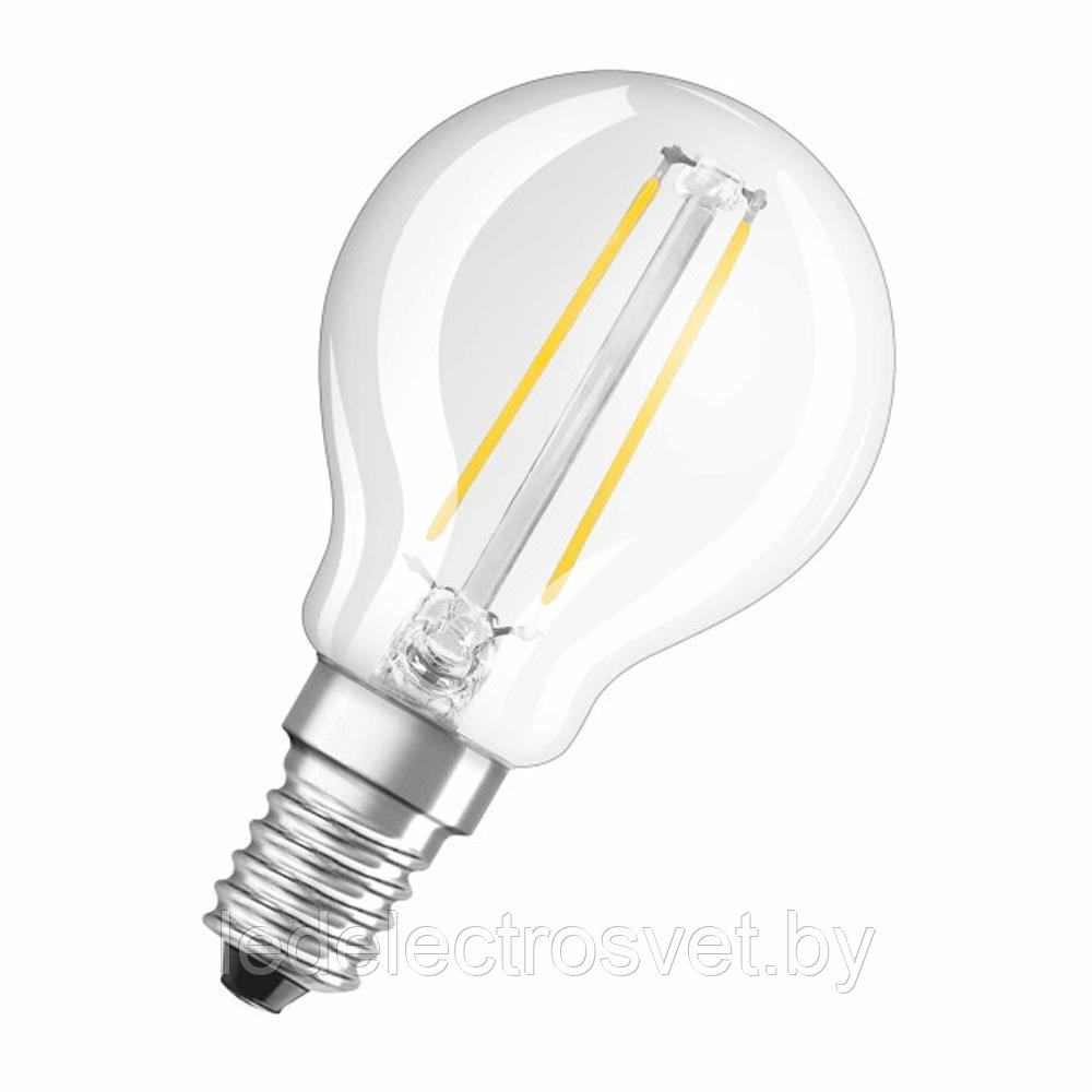 Филаментная светодиодная лампа Parathom Retrofit CLP 4W (замена40Вт), теплый белый свет, E14, прозрачная колба
